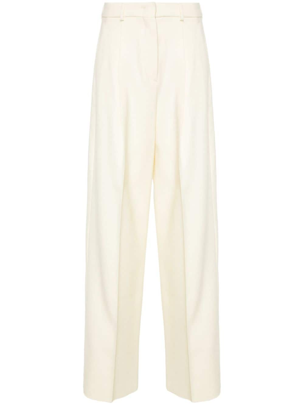 Sportmax high-waist palazzo trousers - Neutrals von Sportmax