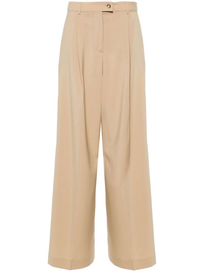 Sportmax mid-rise palazzo trousers - Neutrals von Sportmax