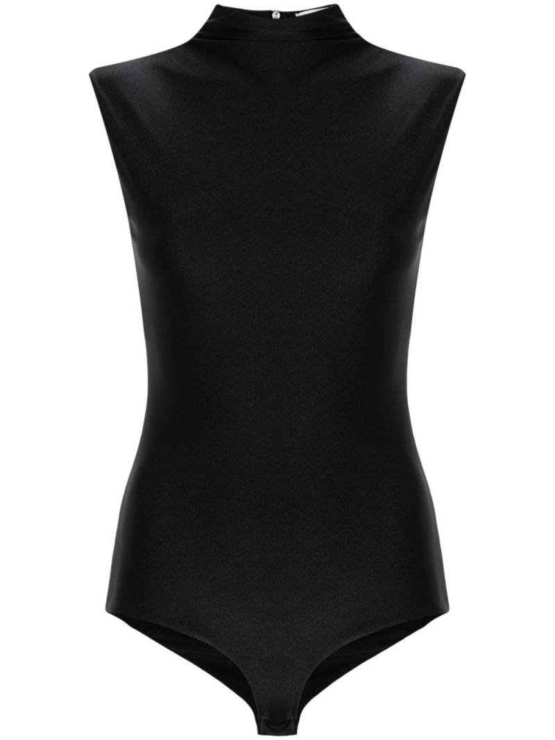 Sportmax mock-neck bodysuit - Black von Sportmax