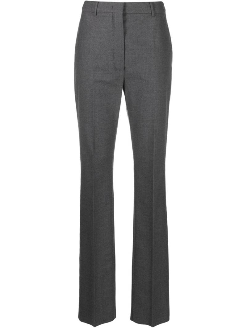 Sportmax pressed-crease tapered-leg trousers - Grey von Sportmax