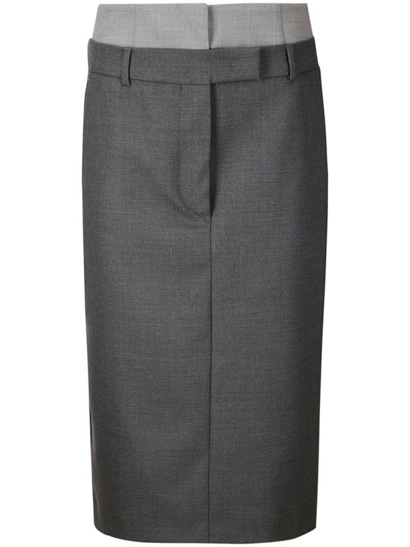 Sportmax tailored midi skirt - Grey von Sportmax