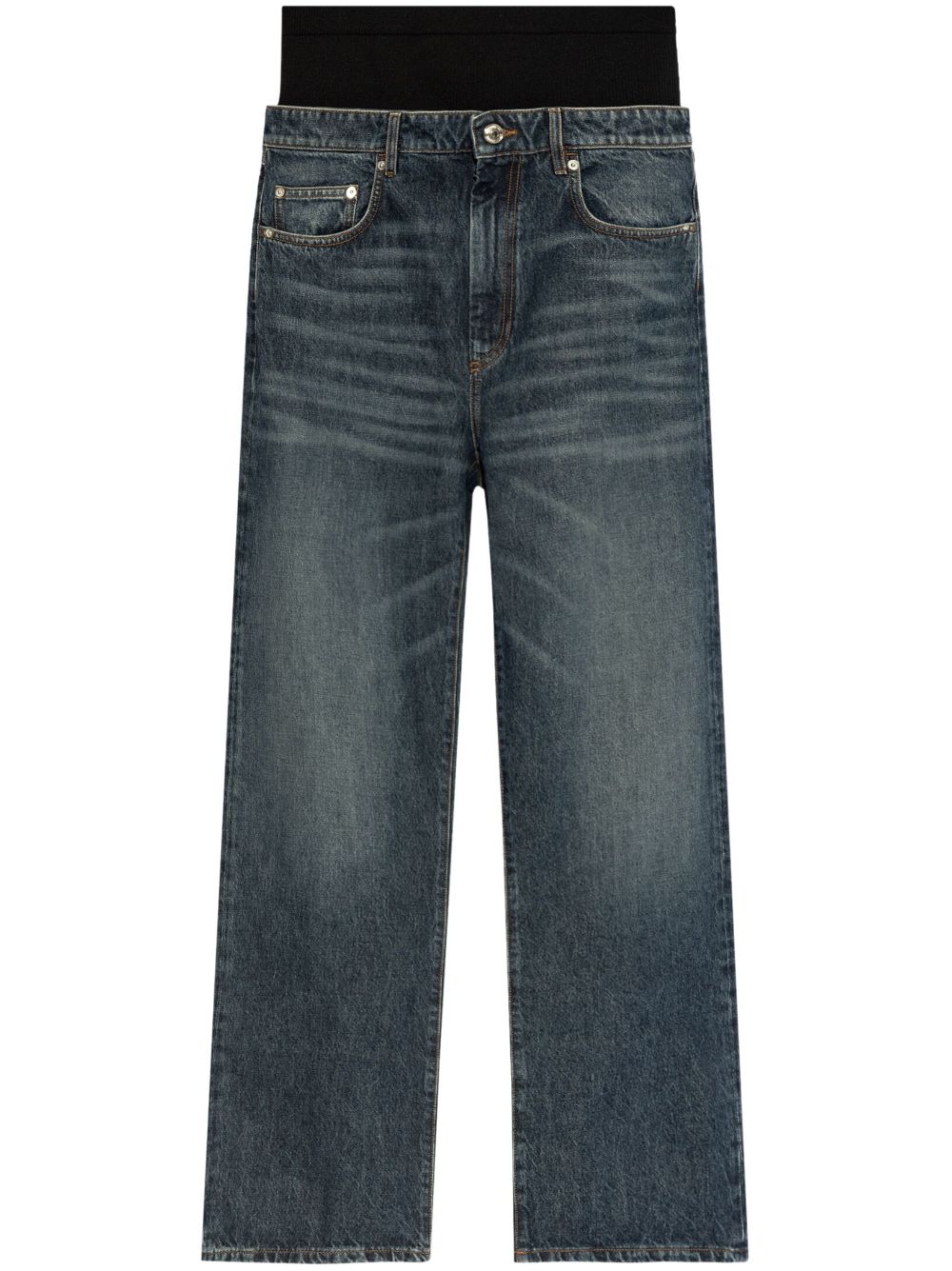 Sportmax whiskered boyfriend jeans - Blue von Sportmax