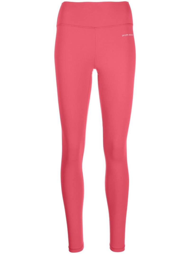 Sporty & Rich 7/8 length leggings - Red von Sporty & Rich