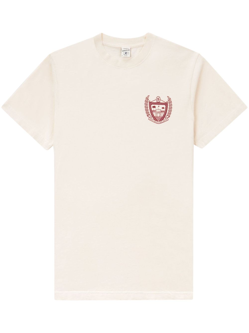 Sporty & Rich Beverly Hills cotton T-shirt - Neutrals von Sporty & Rich