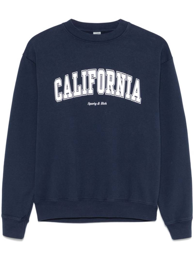 Sporty & Rich California sweatshirt - Blue von Sporty & Rich