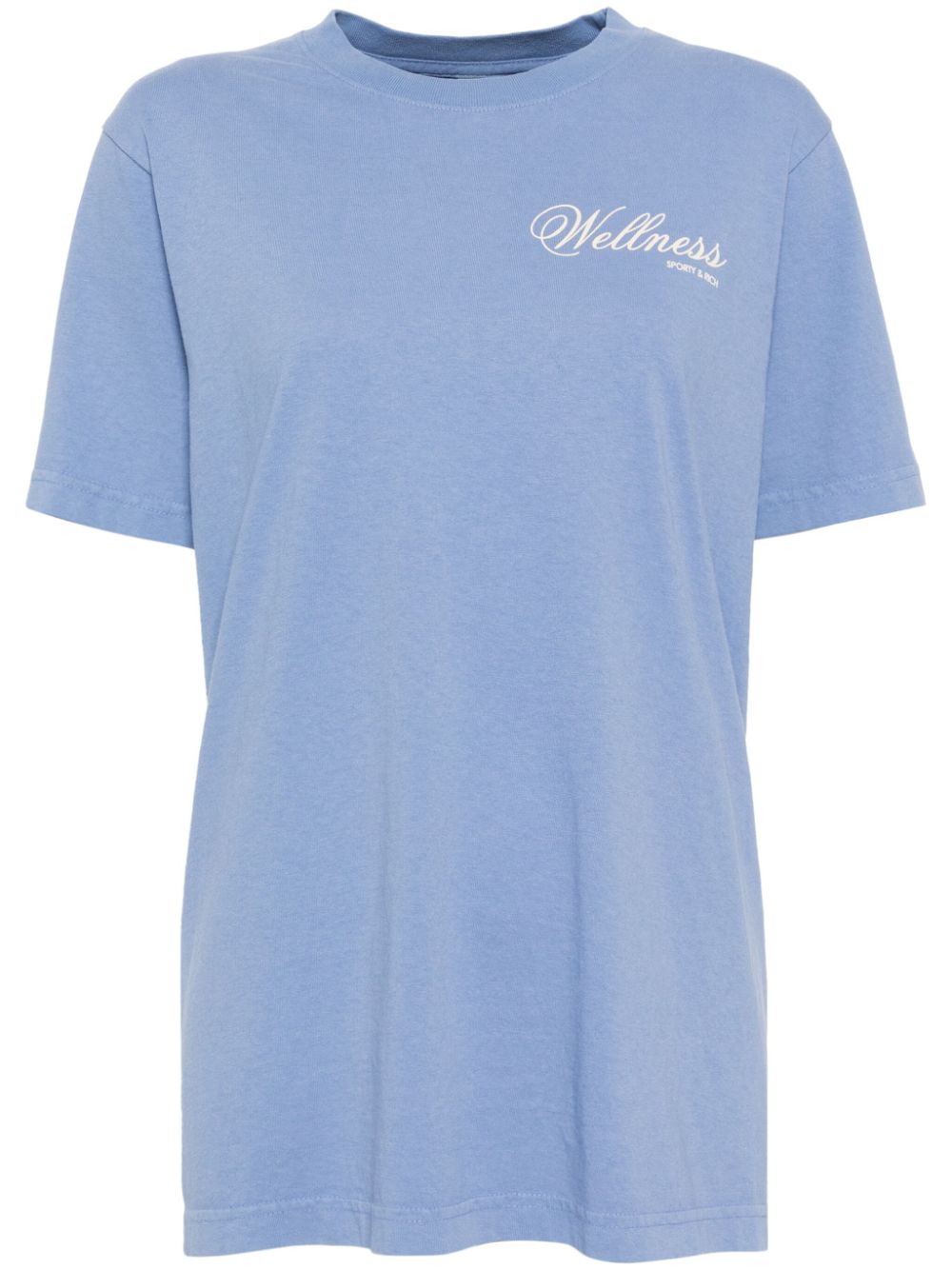 Sporty & Rich Carlyle T-shirt - Blue von Sporty & Rich