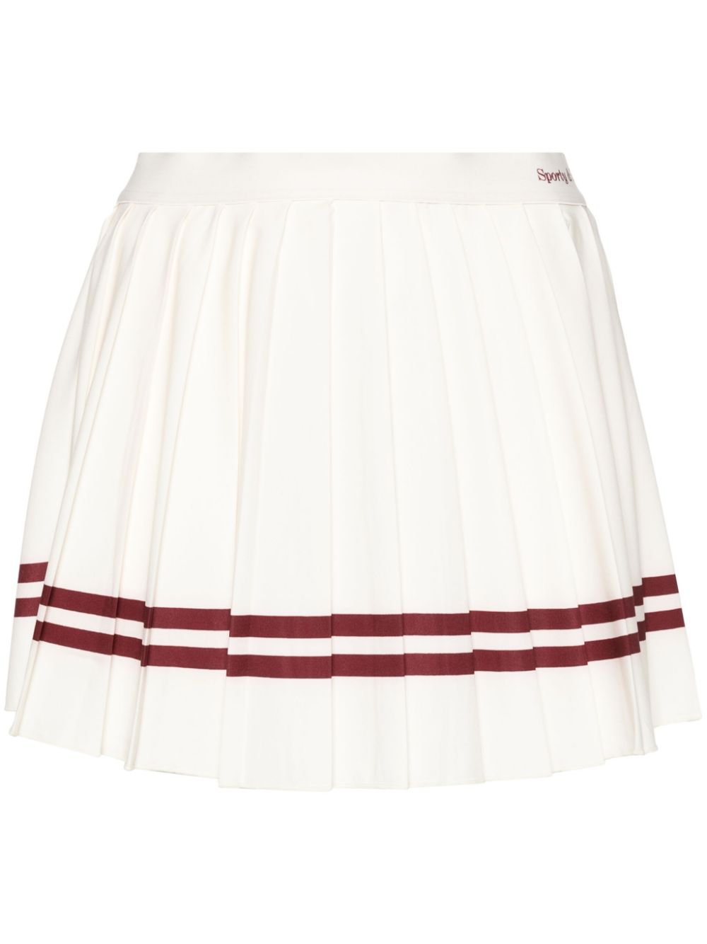 Sporty & Rich Classic pleated mini skirt - Neutrals von Sporty & Rich