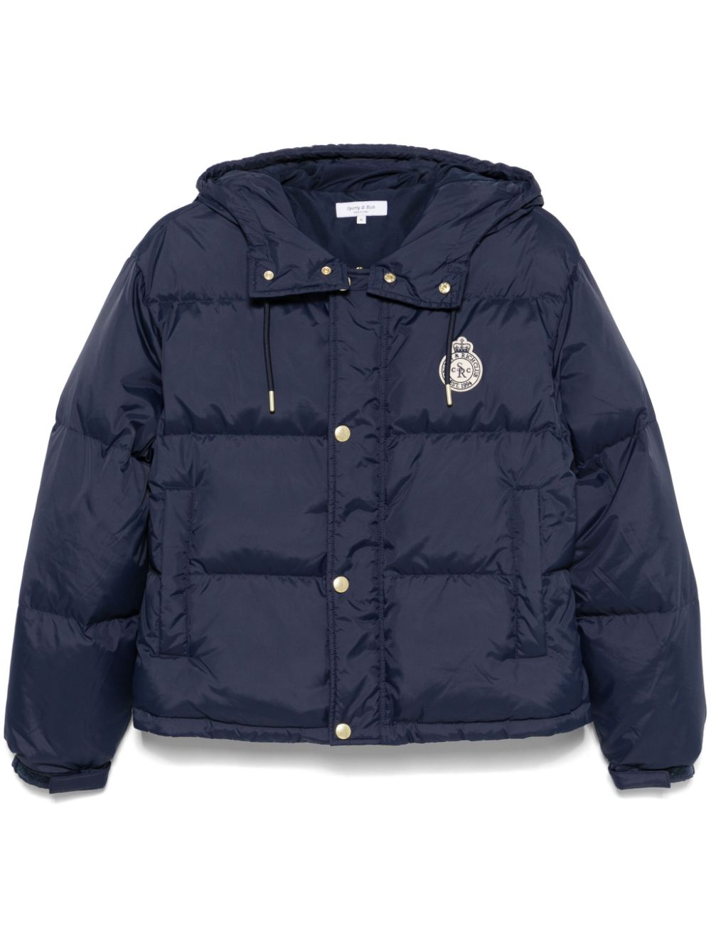 Sporty & Rich Crown puffer jacket - Blue von Sporty & Rich