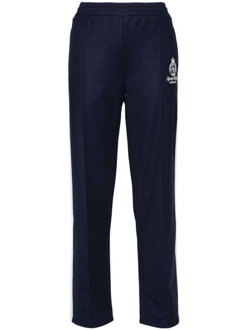 Sporty & Rich Crown track pants - Blue von Sporty & Rich