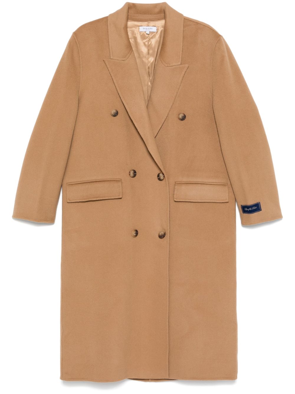 Sporty & Rich Double Faced DB coat - Brown von Sporty & Rich