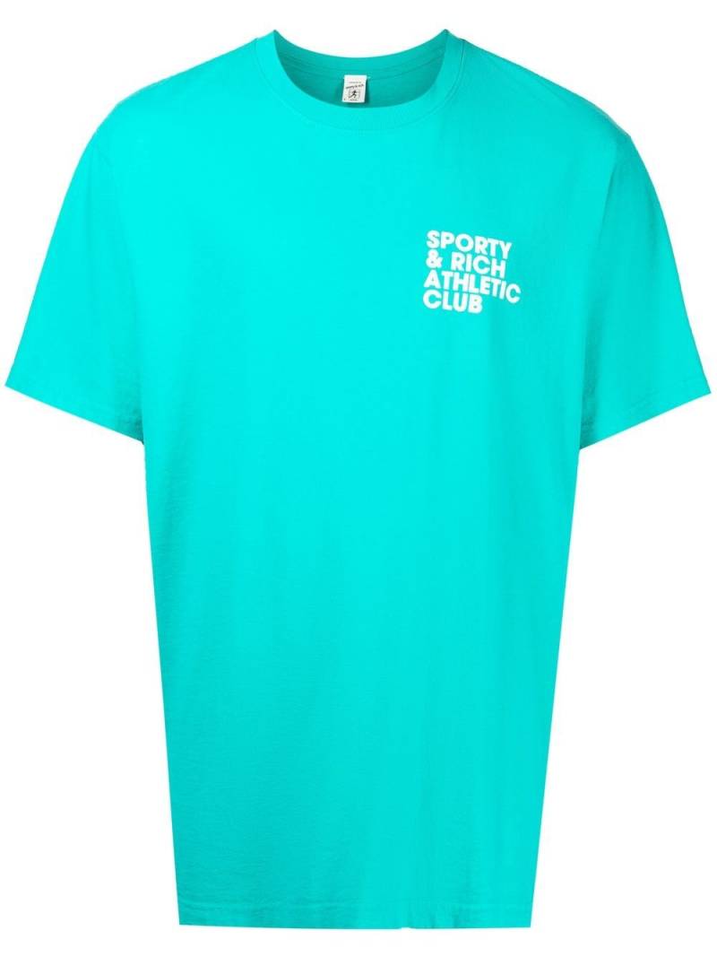 Sporty & Rich Exercise Often cotton T-shirt - Green von Sporty & Rich