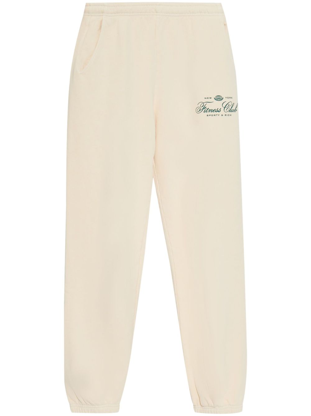 Sporty & Rich Fitness Club track pants - Neutrals von Sporty & Rich