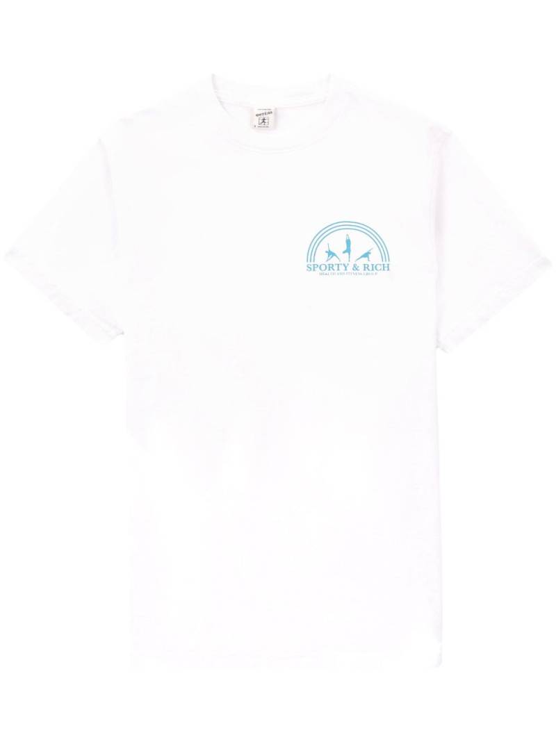 Sporty & Rich Fitness Group T-Shirt - White von Sporty & Rich