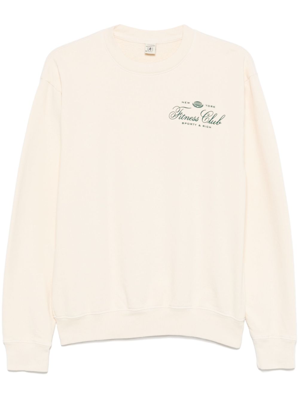 Sporty & Rich Fitness World sweatshirt - Neutrals von Sporty & Rich