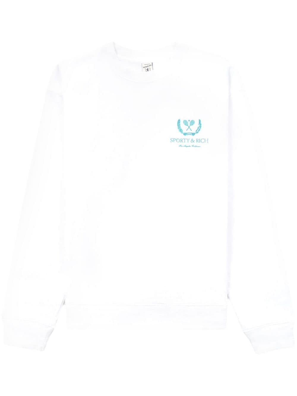 Sporty & Rich Glam Slam logo-print sweatshirt - White von Sporty & Rich