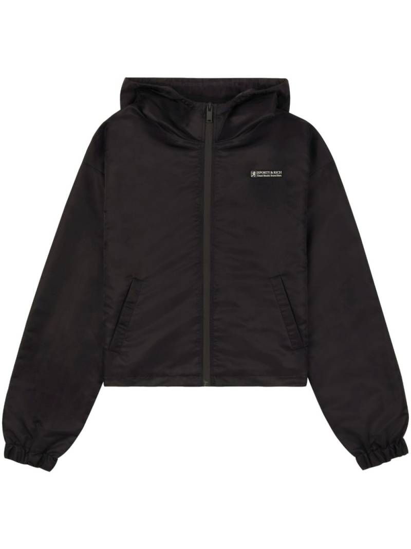 Sporty & Rich Good Health windbreaker - Black von Sporty & Rich