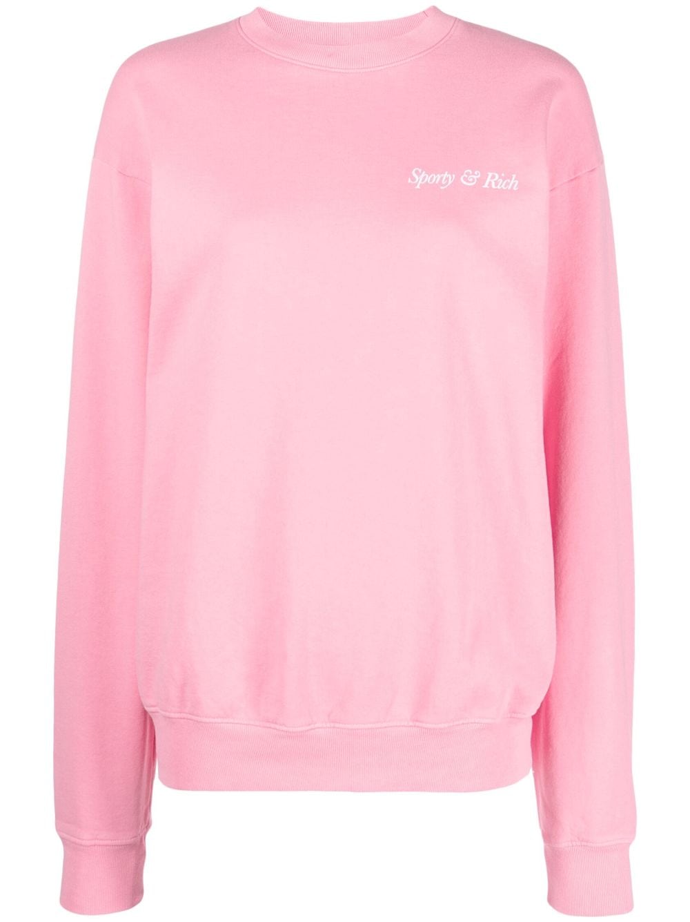 Sporty & Rich HWCNY-print cotton sweatshirt - Pink von Sporty & Rich