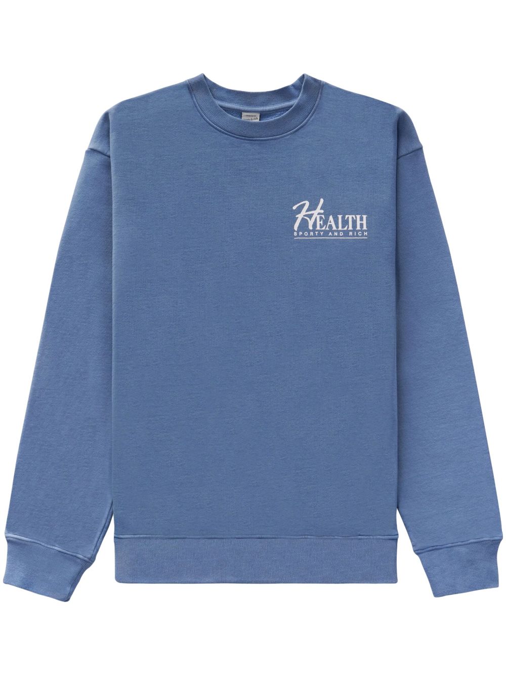 Sporty & Rich Health logo-print sweatshirt - Blue von Sporty & Rich