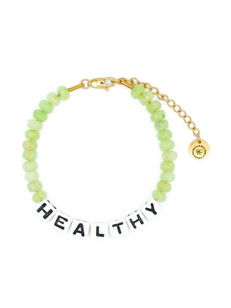 Sporty & Rich Healthy beaded bracelet - Green von Sporty & Rich