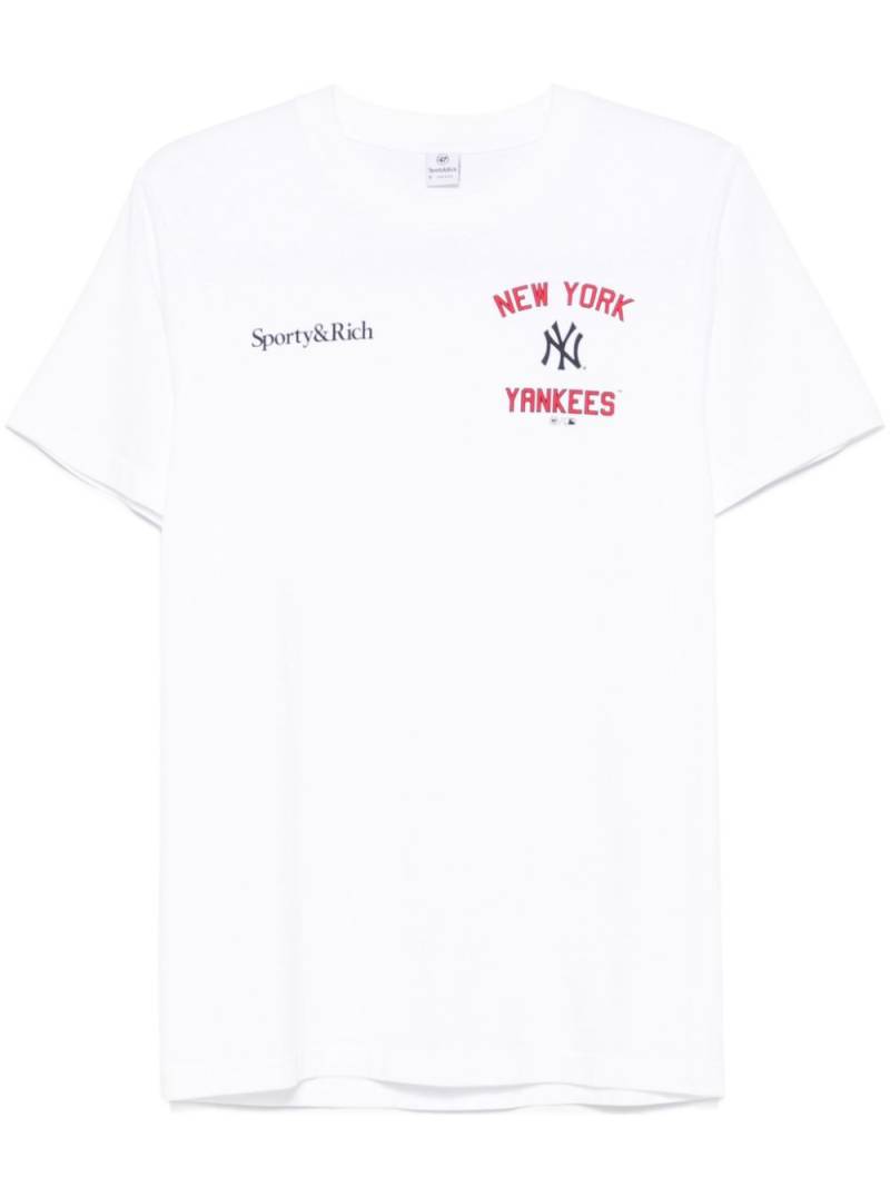 Sporty & Rich Home Run T-shirt - White von Sporty & Rich