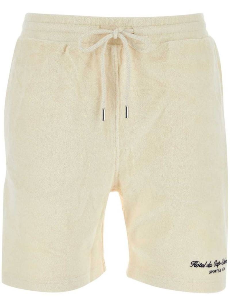 Sporty & Rich Hotel du Cap track shorts - Neutrals von Sporty & Rich