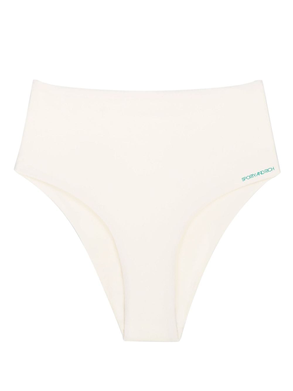 Sporty & Rich Jane logo-print bikini bottoms - Neutrals von Sporty & Rich