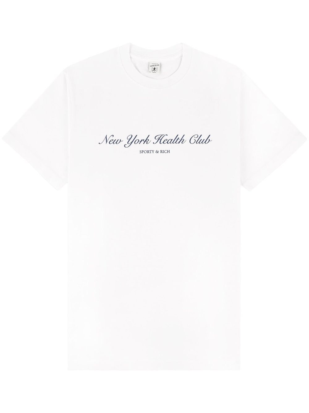 Sporty & Rich NY Health Club cotton T-Shirt - White von Sporty & Rich