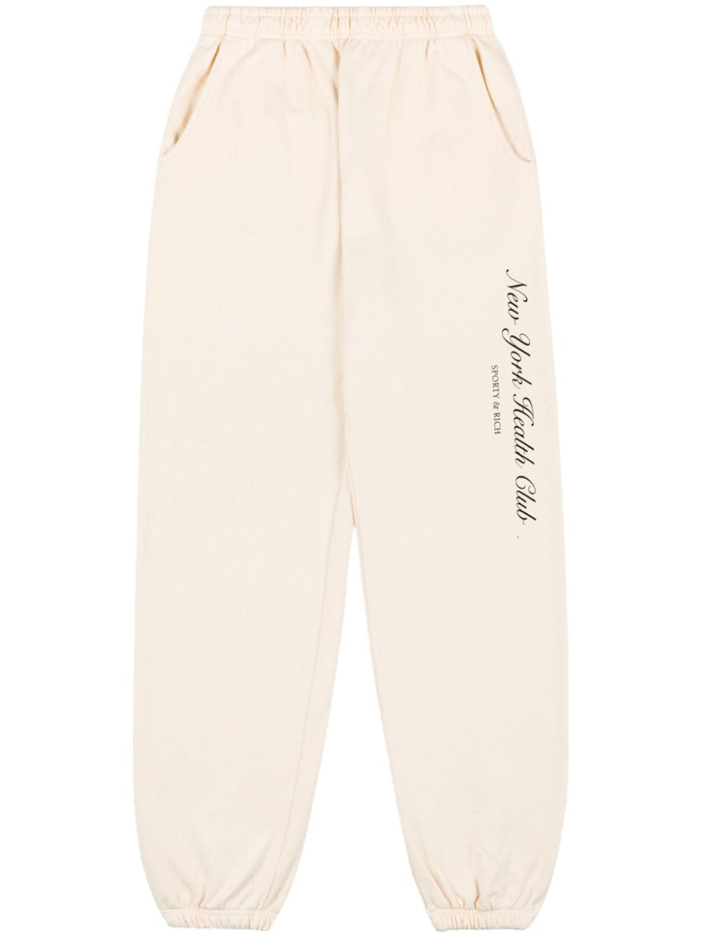 Sporty & Rich NY Health Club sweatpants - Neutrals von Sporty & Rich