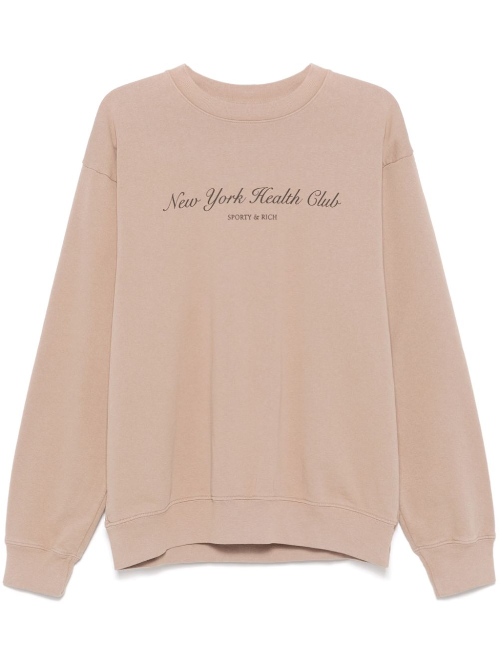 Sporty & Rich NY Health Club sweatshirt - Neutrals von Sporty & Rich