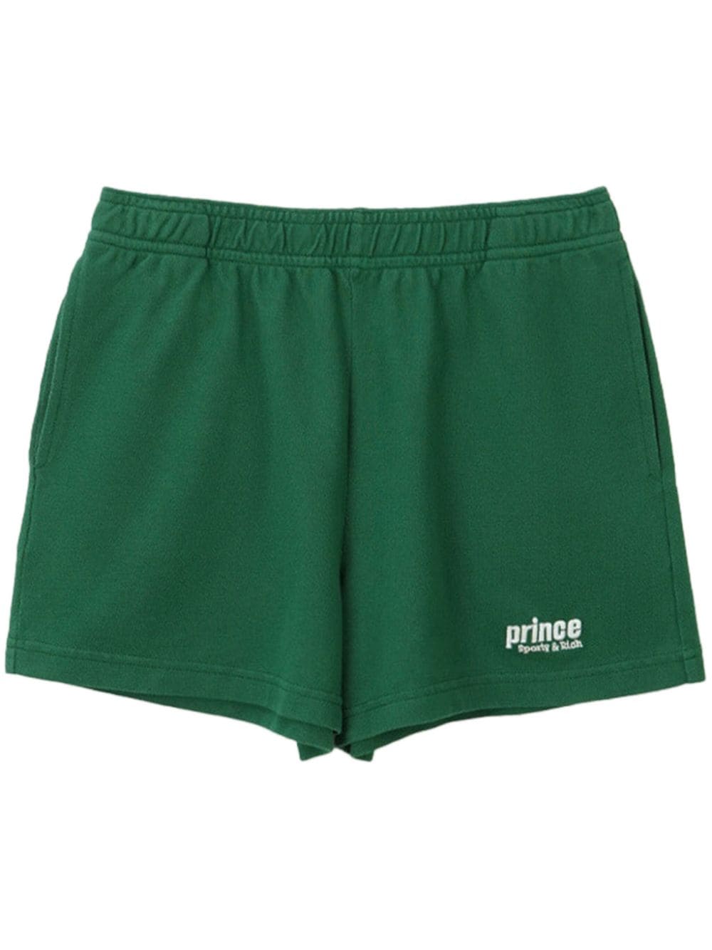 Sporty & Rich Prince Sporty cotton shorts - Green von Sporty & Rich