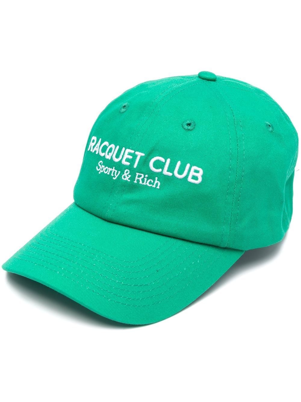 Sporty & Rich Racquet Club-embroidery cap - Green von Sporty & Rich