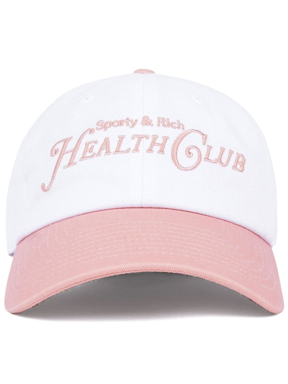 Sporty & Rich Rizzoli logo-embroidered baseball cap - White von Sporty & Rich