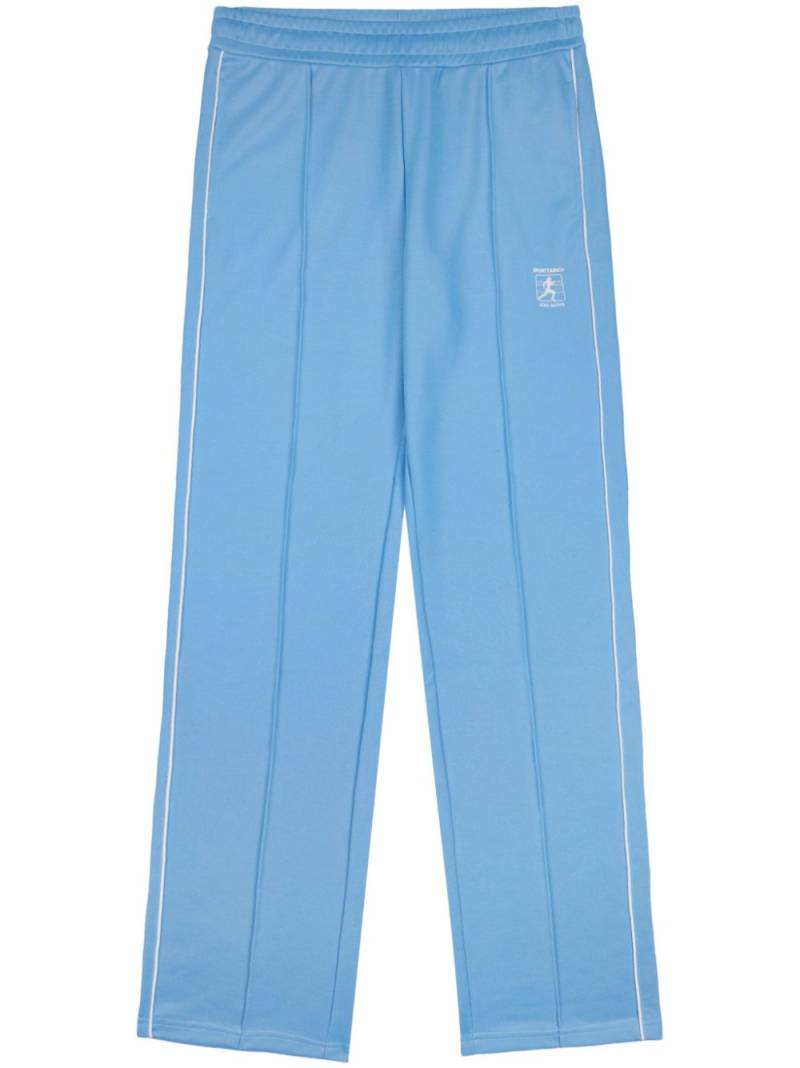 Sporty & Rich Runner logo-print track pants - Blue von Sporty & Rich