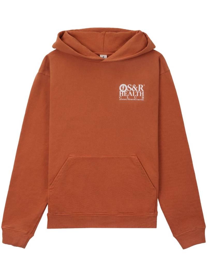 Sporty & Rich S&R Health cotton hoodie - Orange von Sporty & Rich