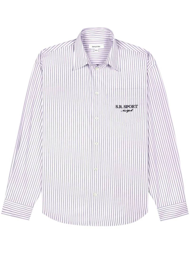 Sporty & Rich S. R. Sport shirt - White von Sporty & Rich