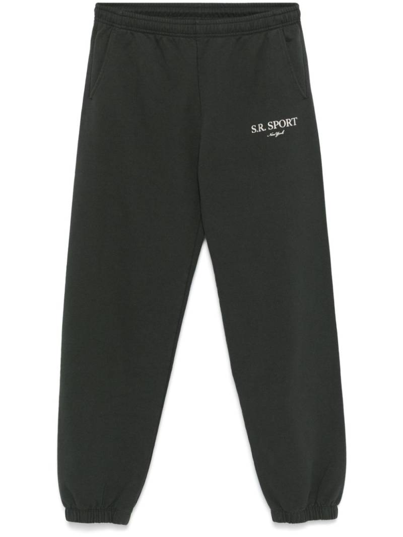 Sporty & Rich S.R. Sport sweatpants - Black von Sporty & Rich