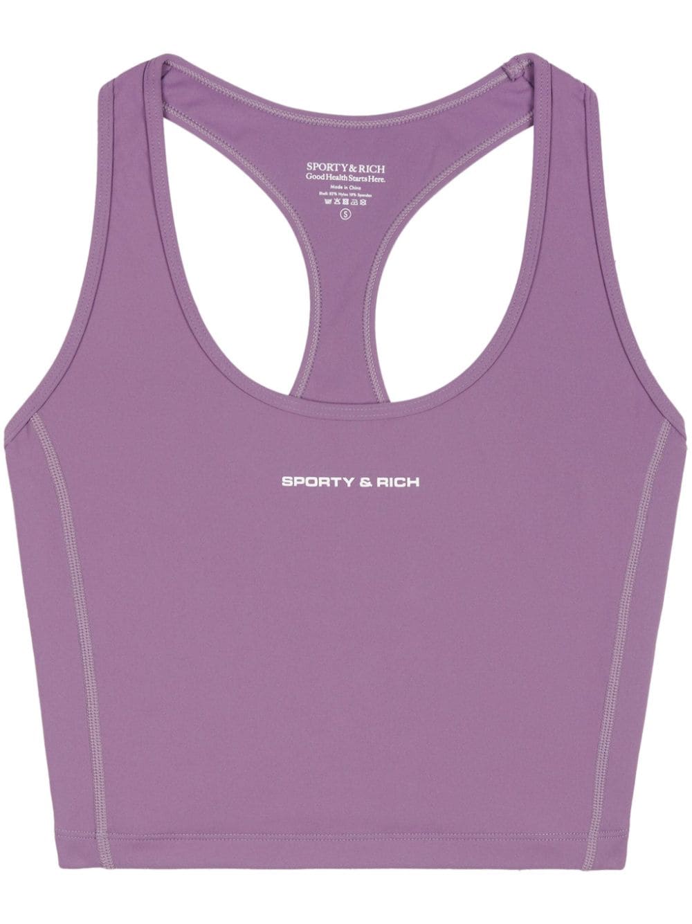 Sporty & Rich SR Bold Sports tank top - Purple von Sporty & Rich