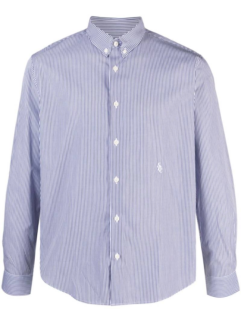 Sporty & Rich SRC striped cotton shirt - Blue von Sporty & Rich