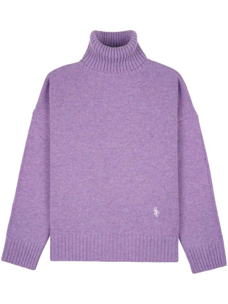 Sporty & Rich SRC wool jumper - Purple von Sporty & Rich