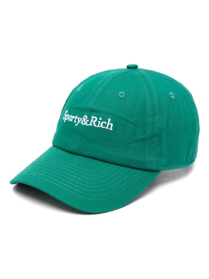 Sporty & Rich Serif Logo cap - Green von Sporty & Rich