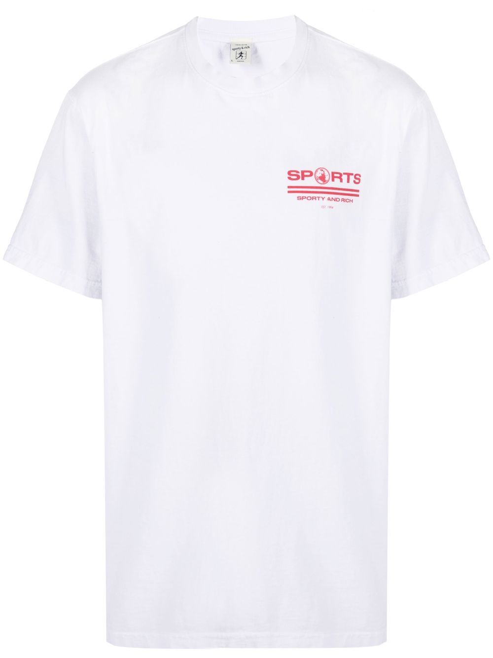 Sporty & Rich Sports short-sleeve T-shirt - White von Sporty & Rich