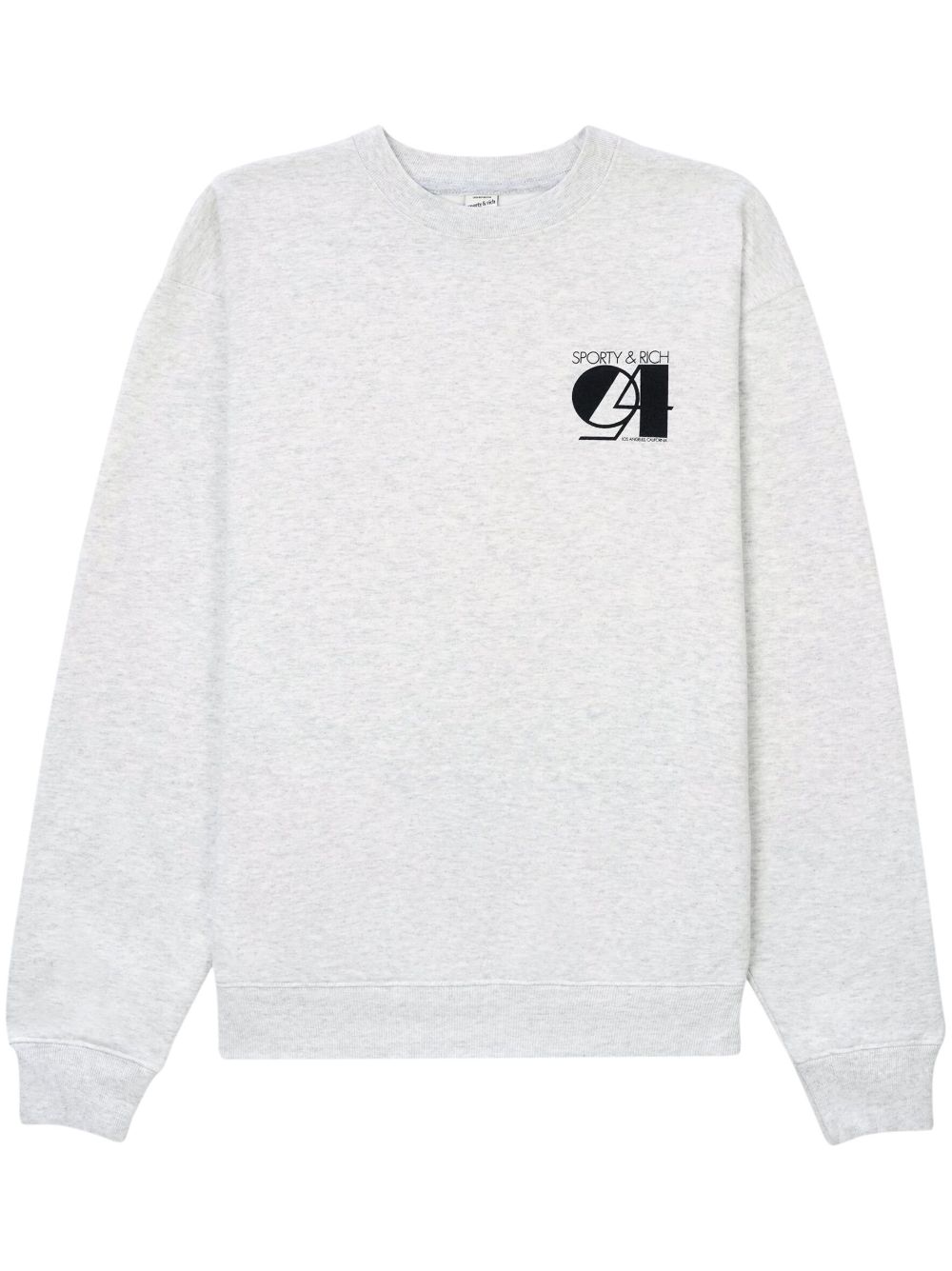 Sporty & Rich Studio logo-print sweatshirt - Grey von Sporty & Rich