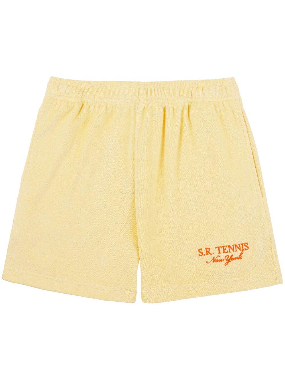 Sporty & Rich Tennis terry-cloth shorts - Yellow von Sporty & Rich