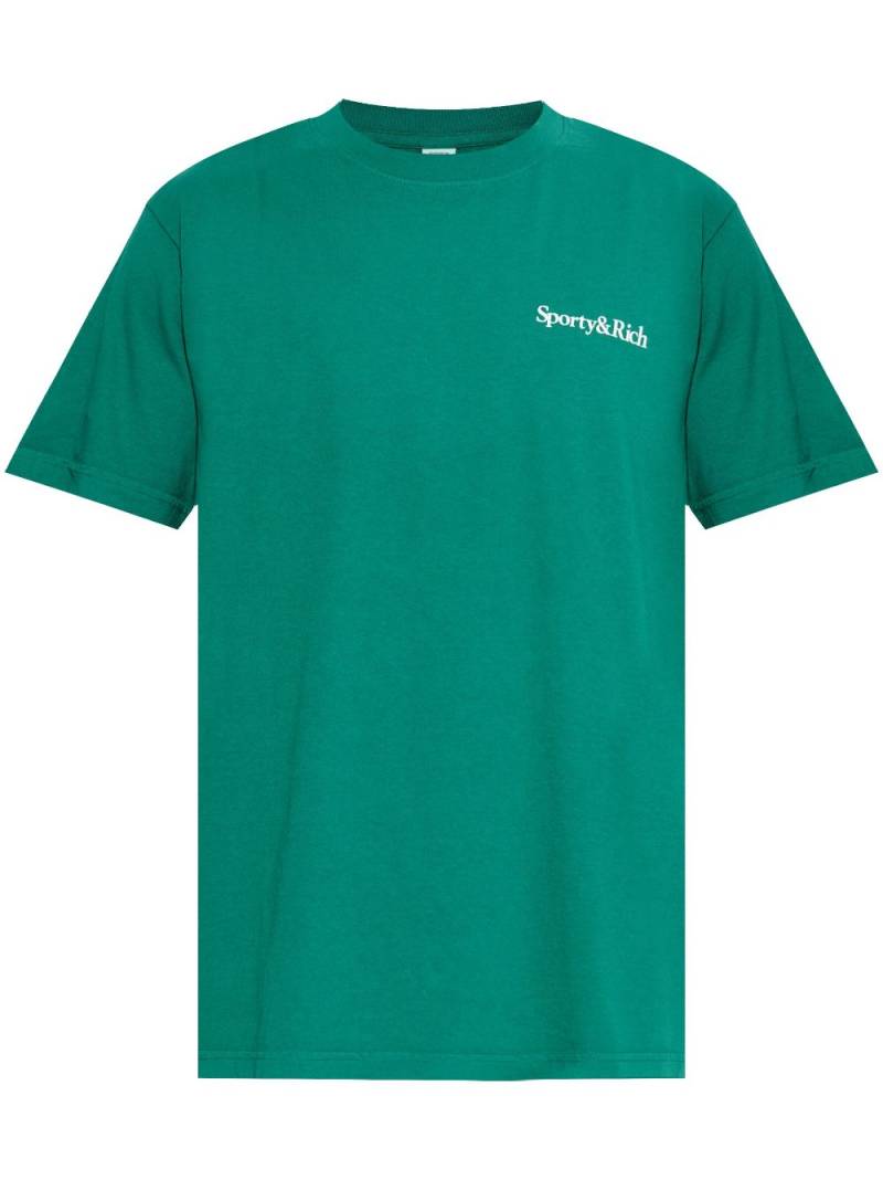 Sporty & Rich The Wall Street Collection T-shirt - Green von Sporty & Rich