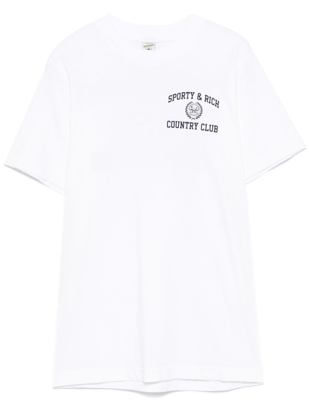 Sporty & Rich Varsity Crest T-shirt - White von Sporty & Rich