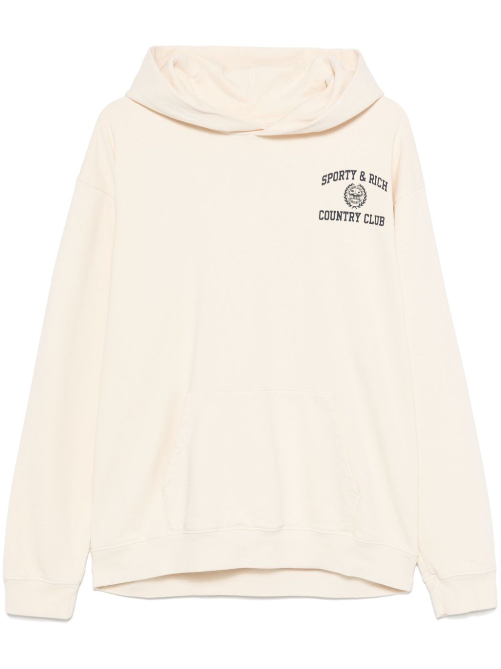 Sporty & Rich Varsity Crest hoodie - Neutrals von Sporty & Rich