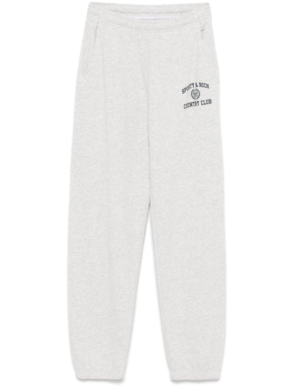 Sporty & Rich Varsity Crest track pants - Grey von Sporty & Rich