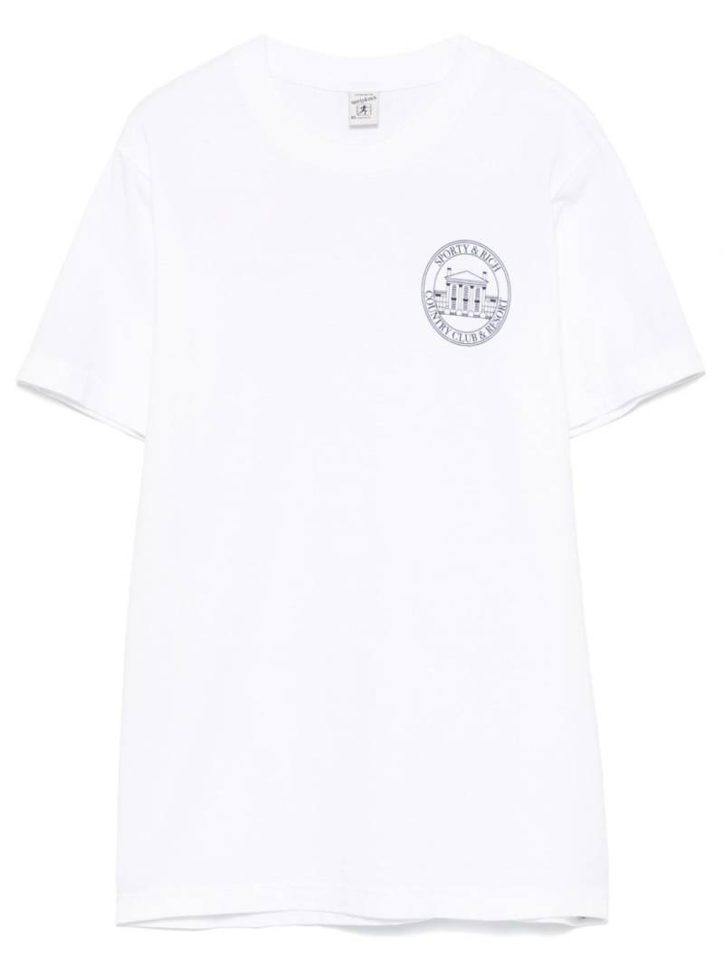 Sporty & Rich Vendome Resort T-Shirt - White von Sporty & Rich