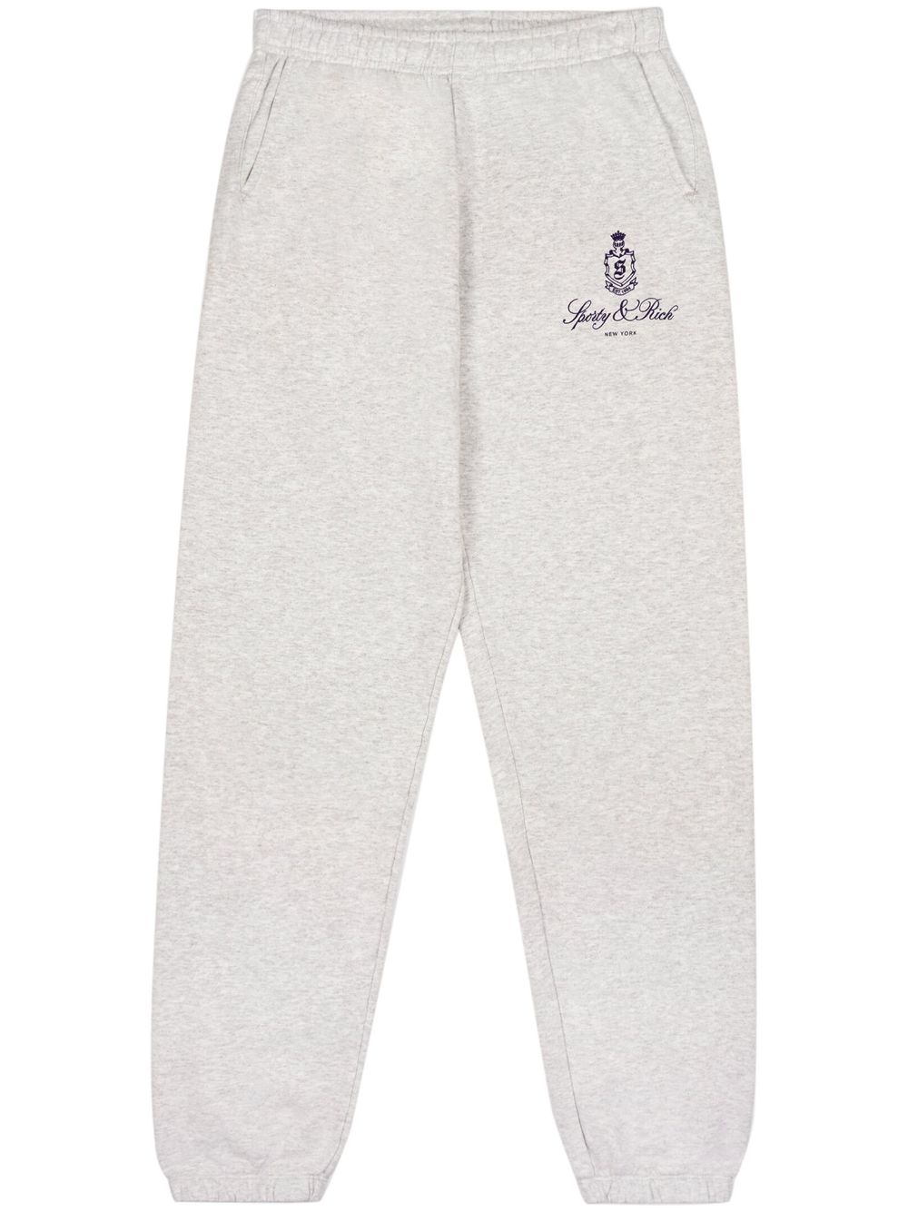 Sporty & Rich Vendome logo-print sweatpants - Grey von Sporty & Rich