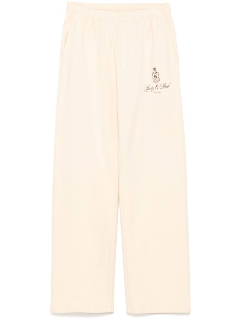 Sporty & Rich Vendome track pants - Neutrals von Sporty & Rich